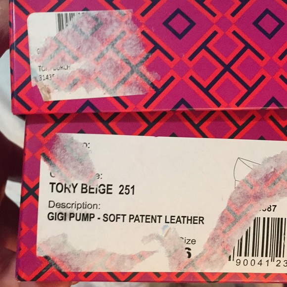 ⬇️Reduced⬇️ Tory Burch Gigi Pump Navy Polka Dots Leather - Picture 8 of 8